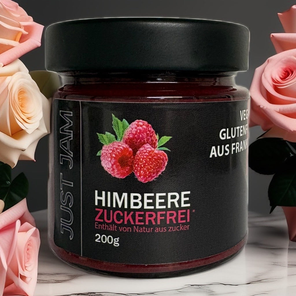 JustJam Himbeere Marmelade Zuckerfrei 200g