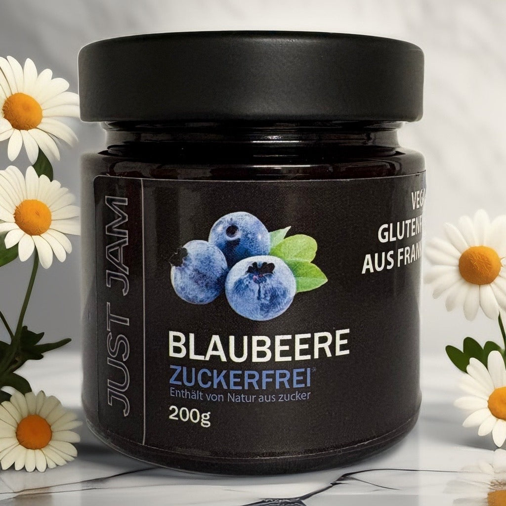 JustJam Blaubeere Marmelade Zuckerfrei 200g