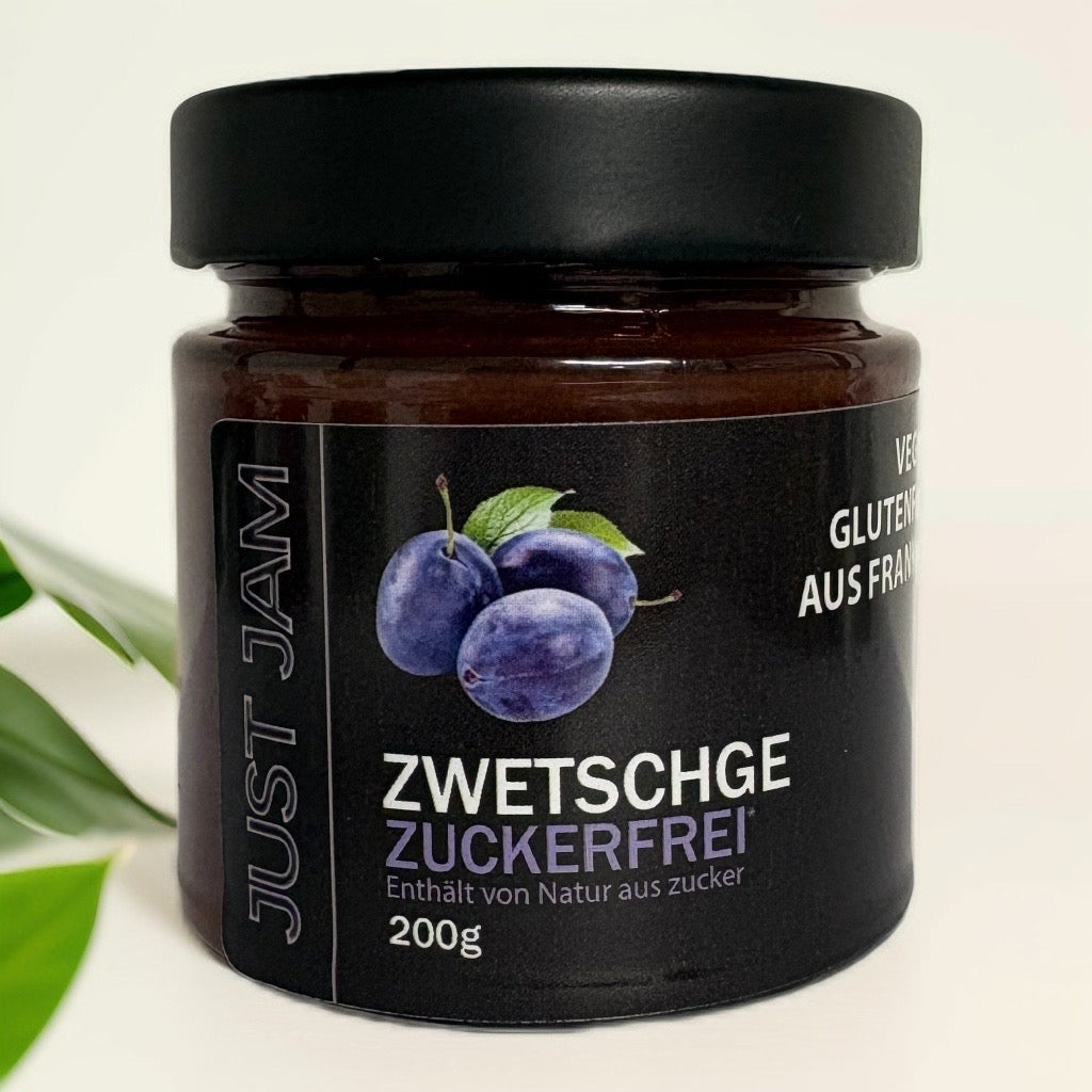 JustJam Zwetschge Marmelade Zuckerfrei 200g